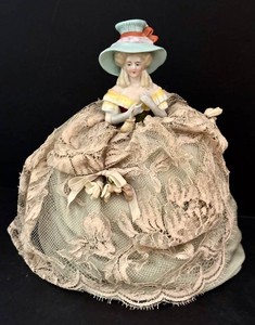 LR - Antique Half Doll Pin Cushion
