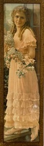 LR - Antique 1916 Mary Pickford Signed Chromolithograph Framed Print
