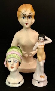 DR - Antique Half Dolls (Lot of 3)