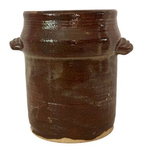 DR - Ceramic Brown Glazed Jar