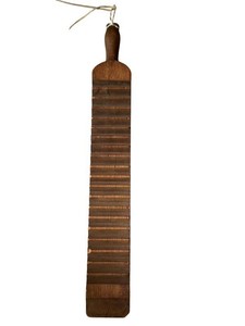 K - Antique Mangle Board Primitive Laundry Tool
