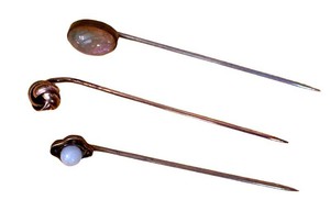 BN - Stick Pins - Vintage Three-Piece Set