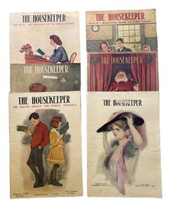 B2 - Antique Housekeeper Magazine Ephemera Mixed Lot