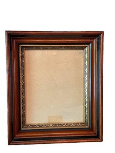 K - Antique Picture Frame Wood Gilt Accent Light Wear