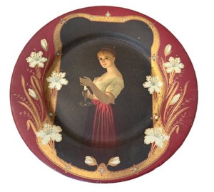 BN - Antique Vienna Art Plate 10 in Pat. 1905