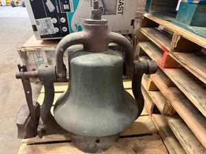 Large Cast Iron Bell-Loud Ring-Bring your own help to load