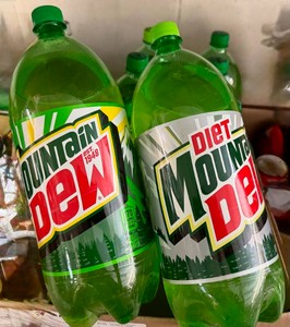 8x 2L Mountain Dew & Diet Mountain Dew