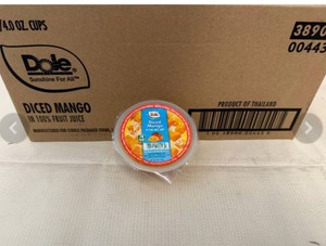 36x 4.3oz Dole Diced Mango