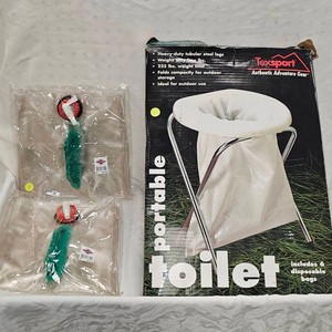 As New, Portable Toilet and 2 New Water Conditioners