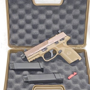 FN 502, 22LR,FDE, 2 Mags, Threaded Barrel