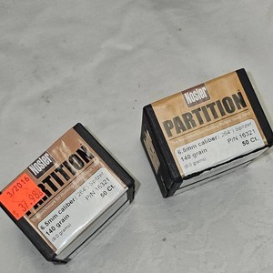 6.5 Partition 140gr Bullets-2 Boxes