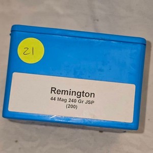 44 Mag Remington 240gr Jsp-200 Round Box Bullets