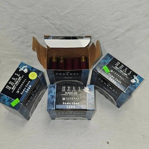 3 12 Boxes Federal 12ga, #5 Lead Shells