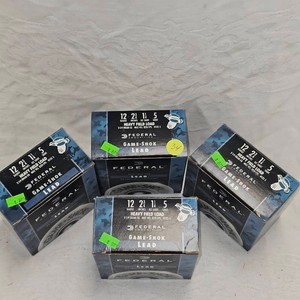 4 Boxes Federal 12 ga, #5 Lead Shells