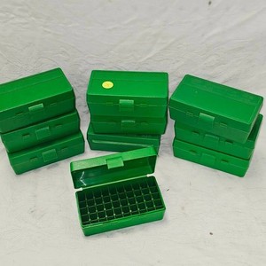 Case Gard P50, Qty 10 Ammo Boxes, Magnum Handgun