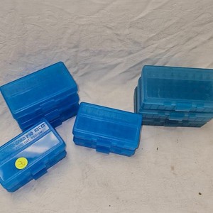 Case Gard P50, Qty 3 Ammo Boxes, 45ACP,40SW, Qty 7-9mm,380ACP