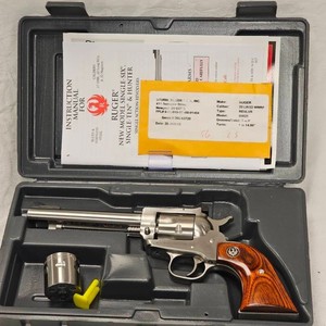 Ruger Single Six Stainles, Dual Cyl., 22LR,22Mag, Like New