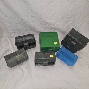 Lot of 7 Case Gard P50 223 Ammo Boxes