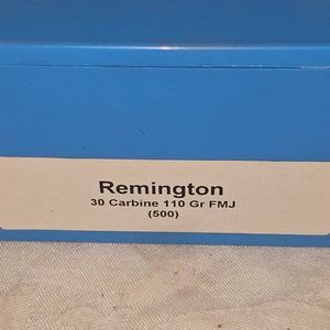 Remington 30 Carbine Bullets 110gr FMJ, 500rds