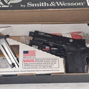 S & W MP, 22 Compact, Crimson Trace Laser, Two Mags in Box