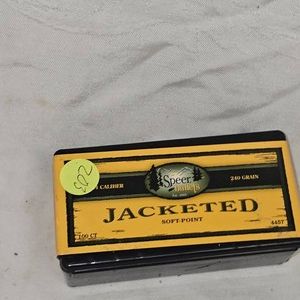 Speer 44 Cal, 240gr JSP-Qty 100