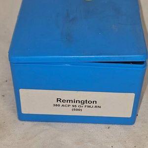 Remington Bullets 380ACP 95gr FMJRN Qty 500