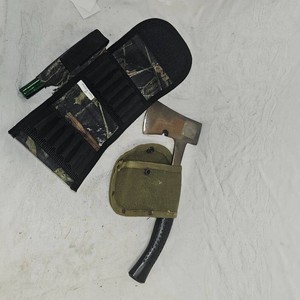 Belt Ammo Case and Hatchet