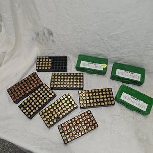 Fired Brass 375rds  .380ACP,Tin MTM Holders