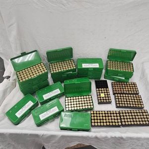 19MTM 45 ACP boxes of Fired Brass(Full) plus 230rds Fired Brass