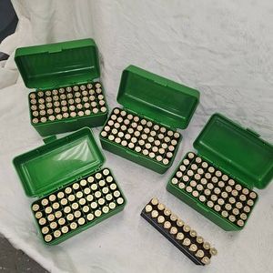 Lot of 220 Rds Fired 270 Winchester Brass in MTM Containers