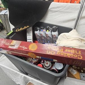 Gun Cleaning Supplies and Cooking Oil Pump