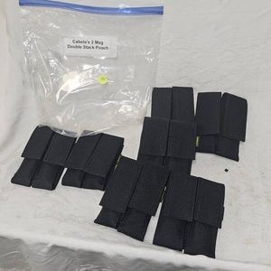 7Cabelas Double Stack 2 Mag Pouches, as new