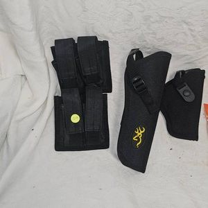 2 Holsters, Midway Mag Pouches, Recoil Pads