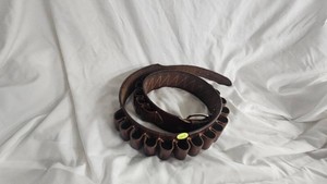 Shotgun Shell Leather Belt Sized 36-42