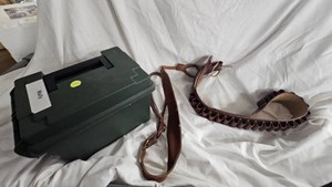 Shotgun  Shell Belt 3238 Leather, Sling Leather, Ammo Can