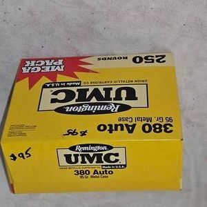 Remington 250rd Pak 380 ACP 95gr FMJ
