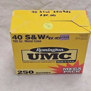 250rd Pak Remington 40SW 180gr FMJ