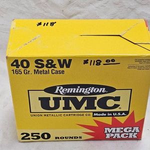 250 Ed Pak Remington 40SW 180gr FMJ