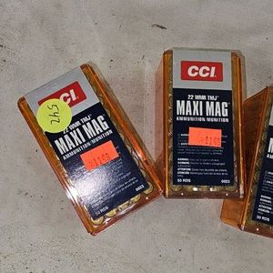 Four Boxes CCI Maxi Mag 22 Mag Shells