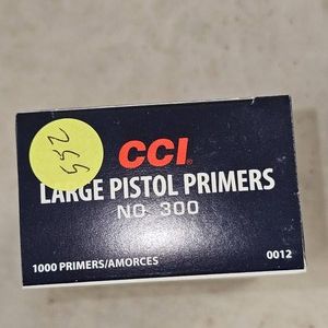 CCI #300 Large Pistol Primers Qty 1000