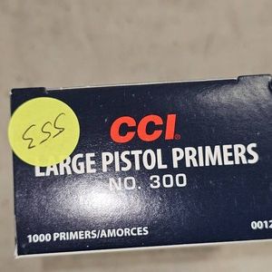 CCI #300 Large Pistol Primers Qty 1000