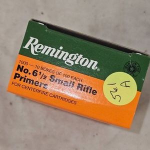 Remington #6 12 Small Rifle Primers, Qty 1000