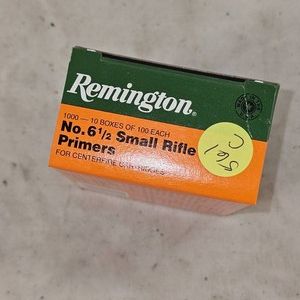 Remington #6 12 Small Rifle Primers, Qty 1000