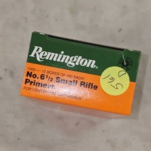 Remington #6 12 Small Rifle Primers, Qty 1000