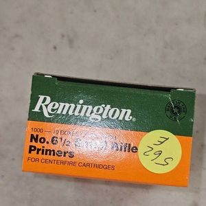 Remington #6 12 Small Rifle Primers, Qty 1000