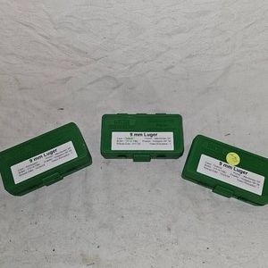 3 Boxes 9mm 115gr FMJ, 150rds