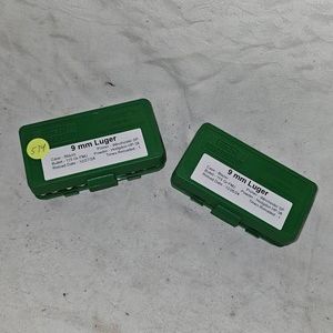 2 Boxes 9mm 115gr, FMJ, 100rds