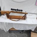 Ruger K10-22, Stainless, Bull Barrel, Laminated Stock, 2-7 Scope, Sling