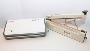 Vacuum Sealer & 12 Electric Impulse Sealer Lot