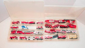 Emergency Vehicle Toy Lot  Fire Trucks, Rescue Vehicles & Storage Containers